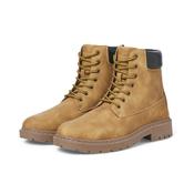 Jack &amp; Jone JFWAINSWORTH Men’s PU Boot – Honey | Faux Leather Autumn/Winter Boots image