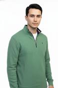 Mineral Brendan Quarter Zip Waffle Sweater | Men's Knitwear Ireland