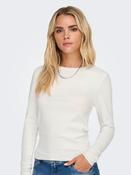 ONLY Riley Long Sleeve Tight Fit Top | Womens Organic Cotton