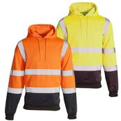 Supertouch Hi Vis Two Tone Overhead Hoodie | EN ISO 20471 Class 2 Workwear