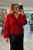 Feather Red Top