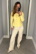 Toxik Wide Leg Beige Jean