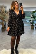 Soroya Black Floral Short Dress image