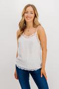 Cava White Lace Singlet image