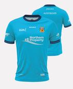 Antrim LGFA Training Jersey (Cyan/Navy/White) image