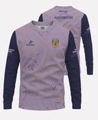 Antrim LGFA Senior Warm Up Crew Neck (Lilac/Navy/Amber) image