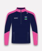 Ballina LGFA  Croga Half Zip (Navy/Pink)