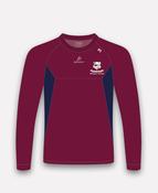 Ballingarry Camogie BARR Crew Neck (Maroon/Navy) image