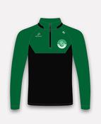 Borrisokane Tennis Club BARR Half Zip (Black/Green)