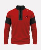 D15 Rhinos TEASRA Half Zip (Black/Red))