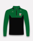 Drom &amp; Inch Camogie BARR Half Zip (Black/Green)