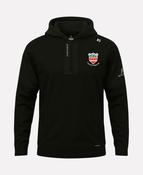 Drom &amp; Inch Camogie TEASRA Half Zip Hoodie (Black)