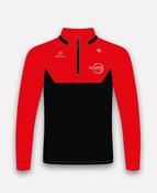Elevate Fitness BARR Half Zip (Black/Red)