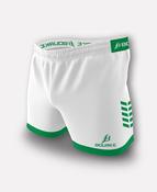 Flex Chevron Kids Shorts (White/Green/White) image