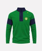 Gaelscoil na Mona TEASRA Half Zip (Navy/Green)