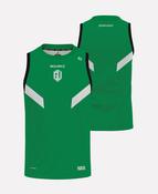Grange United FC Training Singlet (Green/White) image