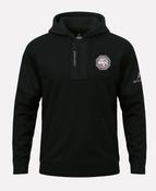 IMMAC TEASRA Half Zip Hoodie (Black)
