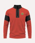 John Mitchels GAA TEASRA Half Zip (Black/Red)