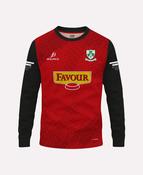 Loughgiel Shamrocks Warm Up Crew Neck (Red/Black)