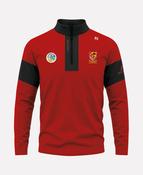 Moycarkey Borris Camogie TEASRA Half Zip (Black/Red)