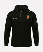 Moycarkey Borris LGFA TEASRA Half Zip Hoodie (Black)