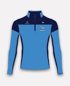 Nenagh Badminton Club TACA Half Zip (Sky/Navy)