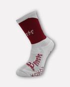 Ballingarry Camogie Miniz Chevron Socks (Maroon/White) image