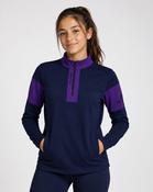 TEASRA Kids Half Zip (Navy/Purple)