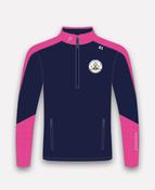 Rockwell Rovers LGFA  Croga Half Zip (Navy/Pink) image