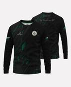 St Patricks FC Warm Up Crew Neck (Black/Green) image