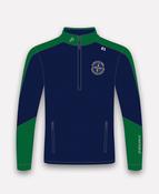 St Patrick's &amp; St Brigid's PS STAFF Ballycastle Croga Half Zip (Navy/Green)