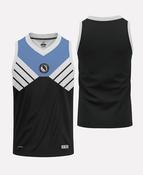 St Peregrines GAA Singlet (Black/Sky Blue/White) image