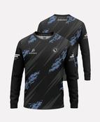 St Peregrines GAA Warm Up Crew Neck (Black/Sky Blue/White)