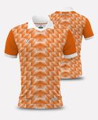 TEASRA RETRO Kids Jersey (Orange/White)
