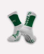 Belfast Celtic Miniz Chevron Socks (Green/White) image