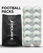 Bourke Sports U10 Gaelic Football 96 Pack with 8 Carry Bags