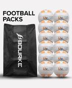 Bourke Sports U12 Gaelic Football 96 Pack with 8 Carry Bags