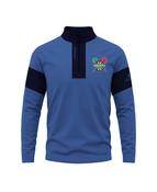 West Belfast Junior Darts Academy TEASRA Half Zip (Navy/Sky Blue)