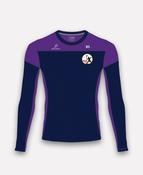 Thurles Squash Club Ladies TACA Crew Neck (Navy/Purple) image