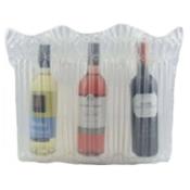 Bubl Treble Bottle Pods - Inflatable Air Cushion Packaging for Three Bottles