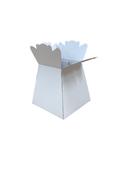 170mm x 170mm x 160mm ( Code Flower Box White Pack of 10 )