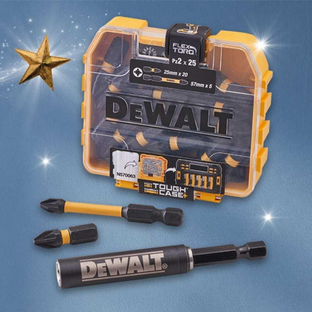 DeWalt PZ2 Impact Bits Set 25 Piece with Magnetic Bit Holder