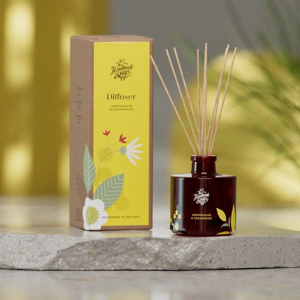 The Handmade Soap Co. Reed Fragrance Diffuser Lemongrass & Cedarwood 200ml