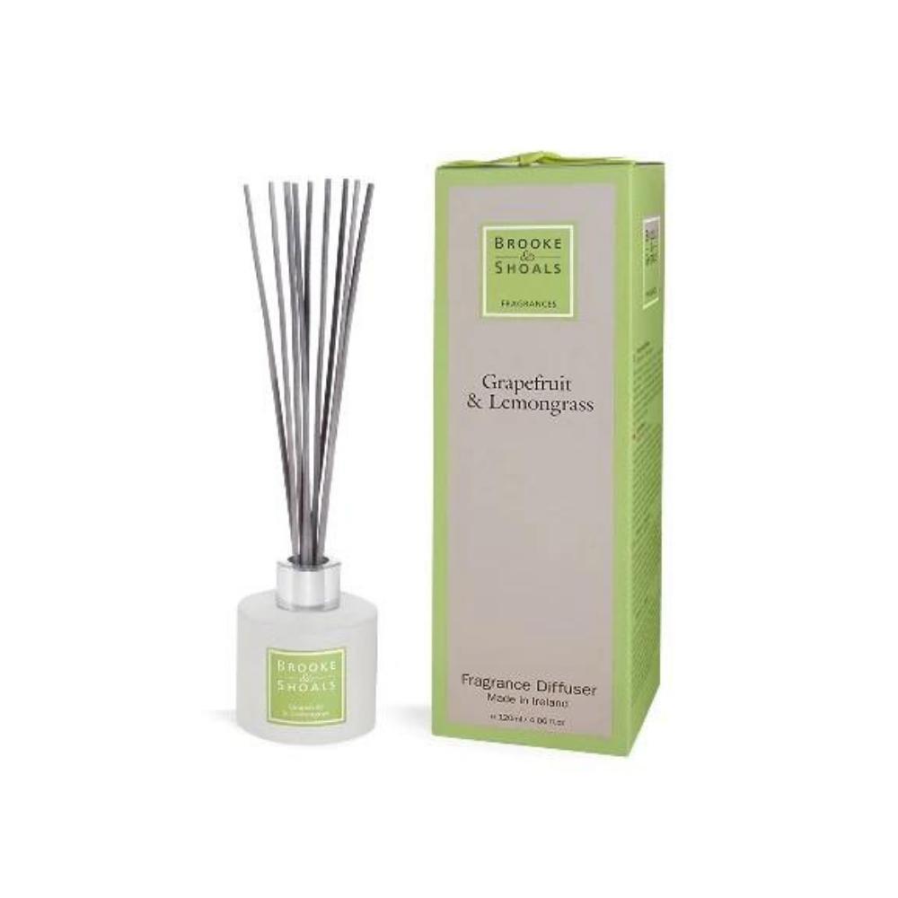 Brooke & Shoals Reed Diffuser Grapefruit & Lemongrass Home Fragrance