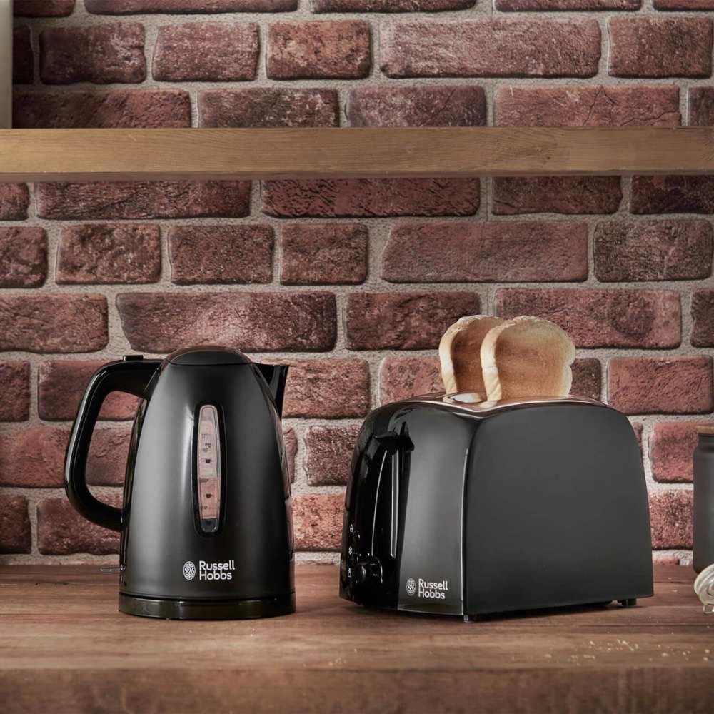 Russell Hobbs Black Kettle 1.7l Rapid Boil 360 Degree Base