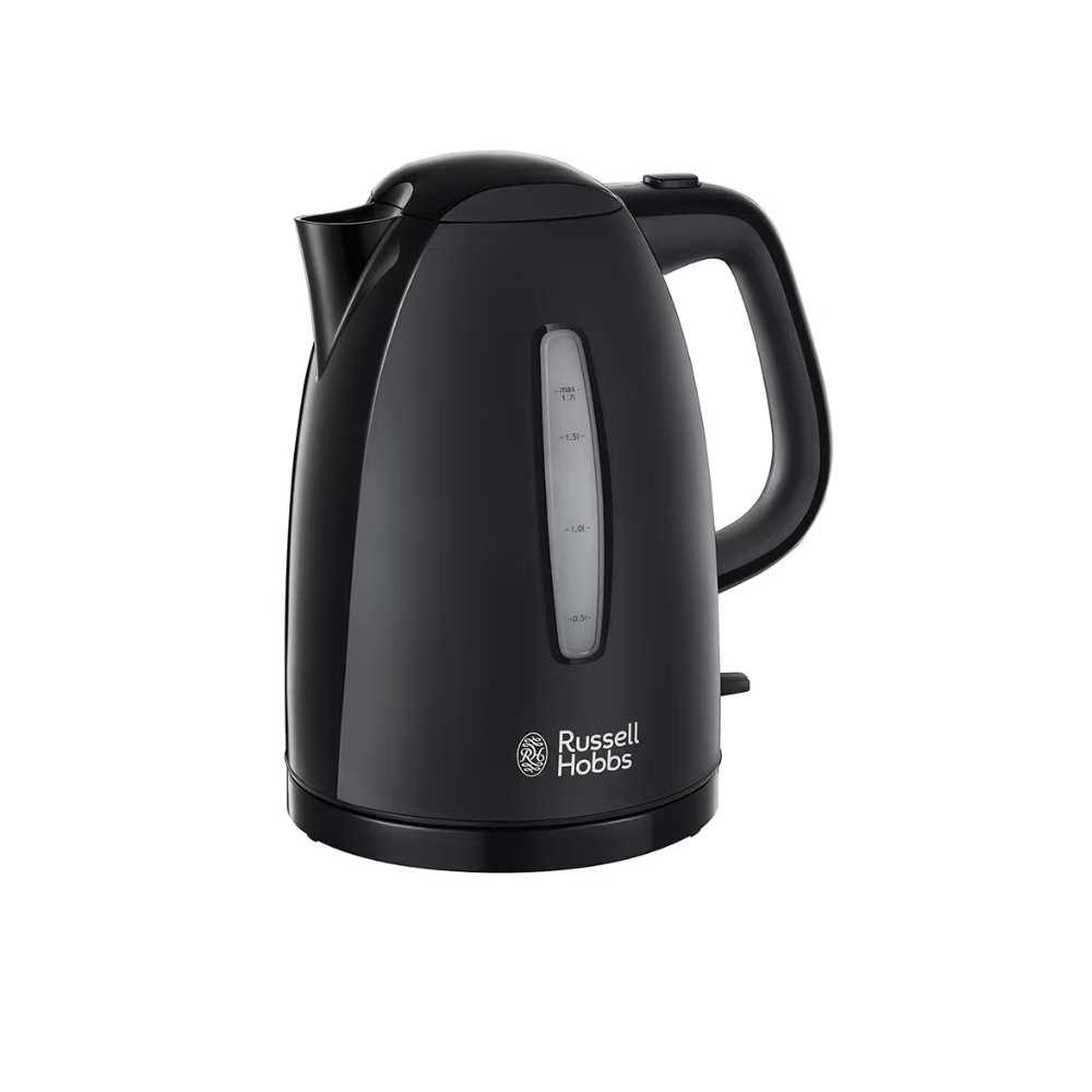 Russell Hobbs Black Kettle 1.7l Rapid Boil 360 Degree Base