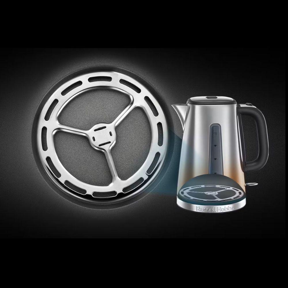 Russell Hobbs Eclipse Kettle Copper Sunset 1.7 Litre Rapid Boil Zone Illuminated Water Window