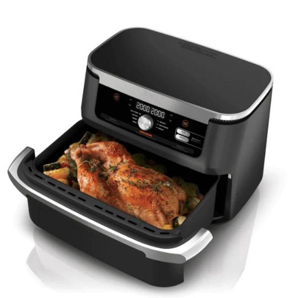 Ninja Foodi FlexDrawer 10.4L Air Fryer Black - 7 Functions, DualZone/MegaZone, Energy Efficient, Low Fat Cooking, Dishwasher Safe
