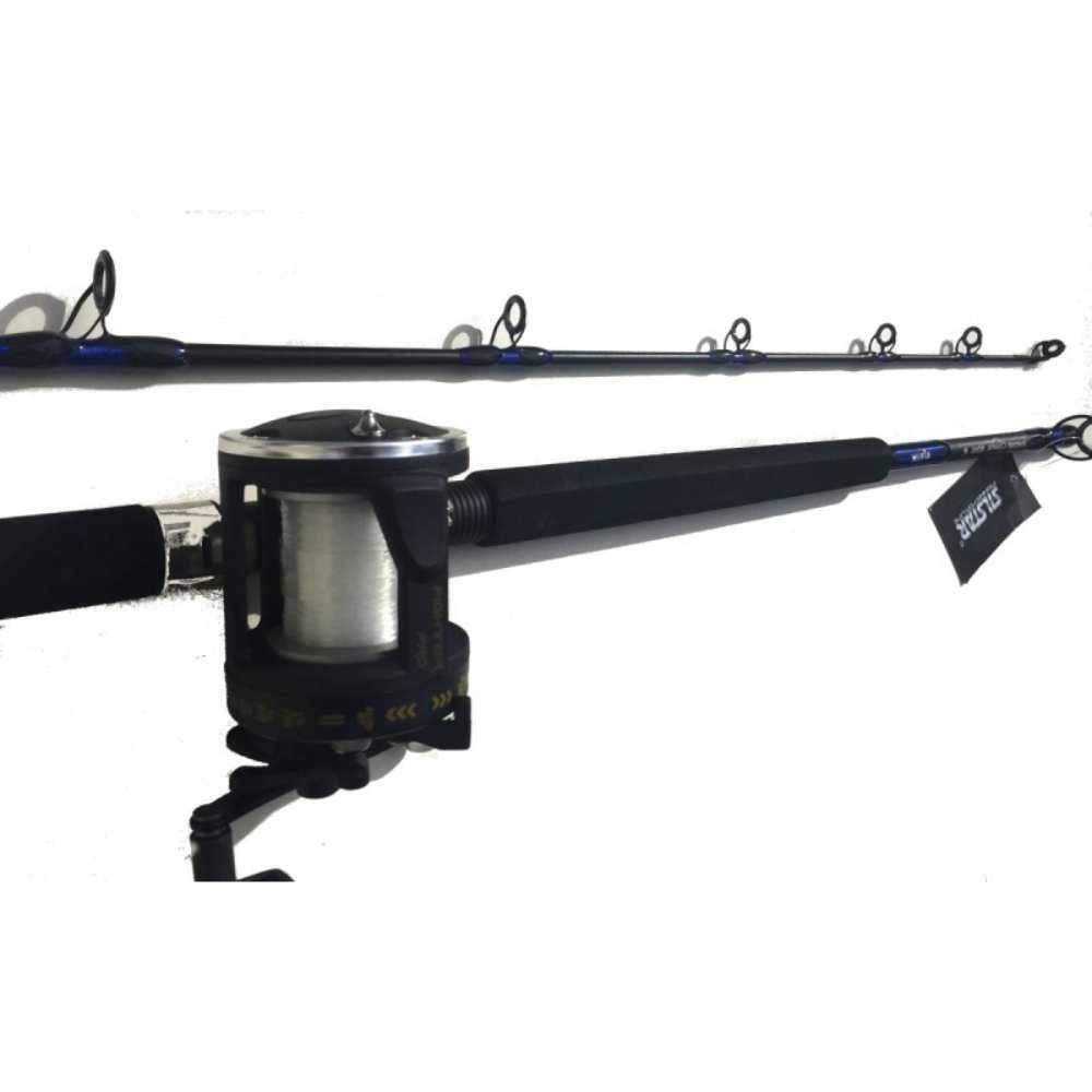 Silstar Special Strength Boat Combo 7' Rod/Reel 20-30lb Class with Fighter Pro Reel and 30lb Nylon Line