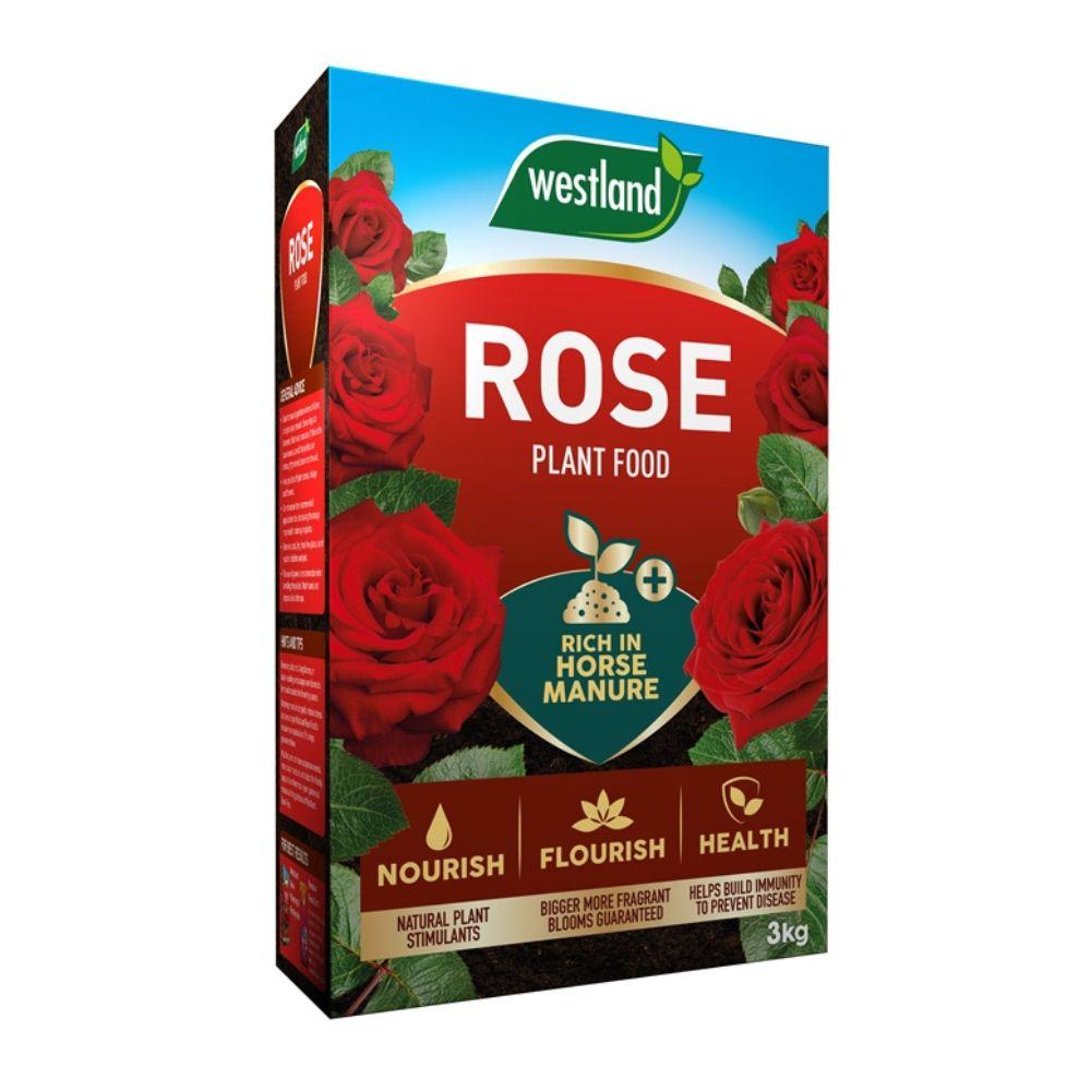 Westland Rose High Performance Plant Food 3kg for Bigger Blooms with Horse Manure